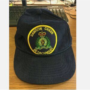 Dawson Creek BC Detachment Dark Blue Snapback Trucker Cap